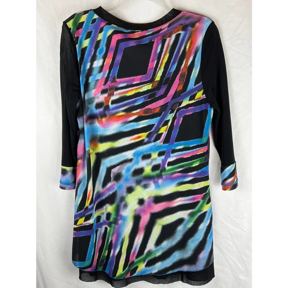 Lior Paris Multi Colored Tunic, Medium - Picture 7 of 10